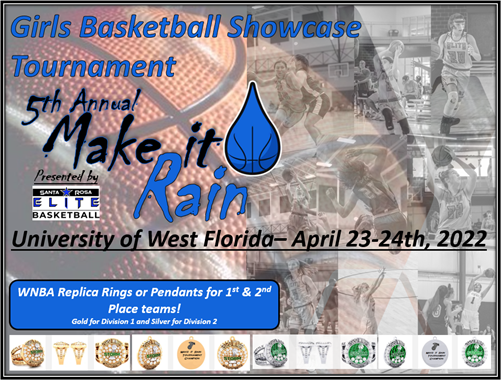 Uwf Calendar 2023 5Th Annual - Make It Rain Girls Basketball Showcase Tournament - Schedule -  Apr 23-24, 2022